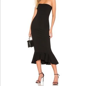 Superdown izzy ruffle maxi dress